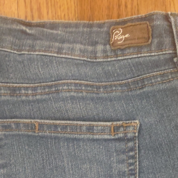 PAIGE Classic TALLA Blue Jean Shorts - Size 26 - Picture 4 of 6